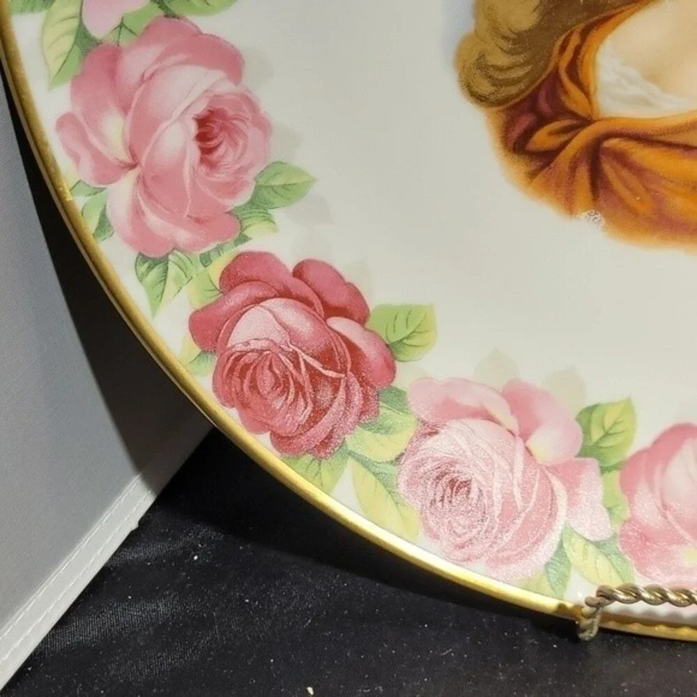 Schumann Arzberg Bavaria Portrait Rose Plate 12
